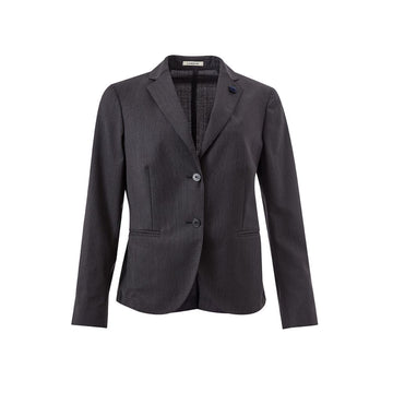 Lardini Chic Gray Cotton Jacket for Women